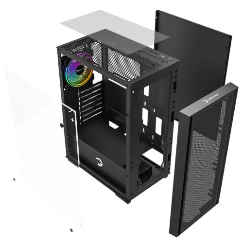 GAMEPOWER FLEX 4xARGB GAMING KASA 750W 80+BRONZE - Kasalar ürünleri tekizmir.com'da